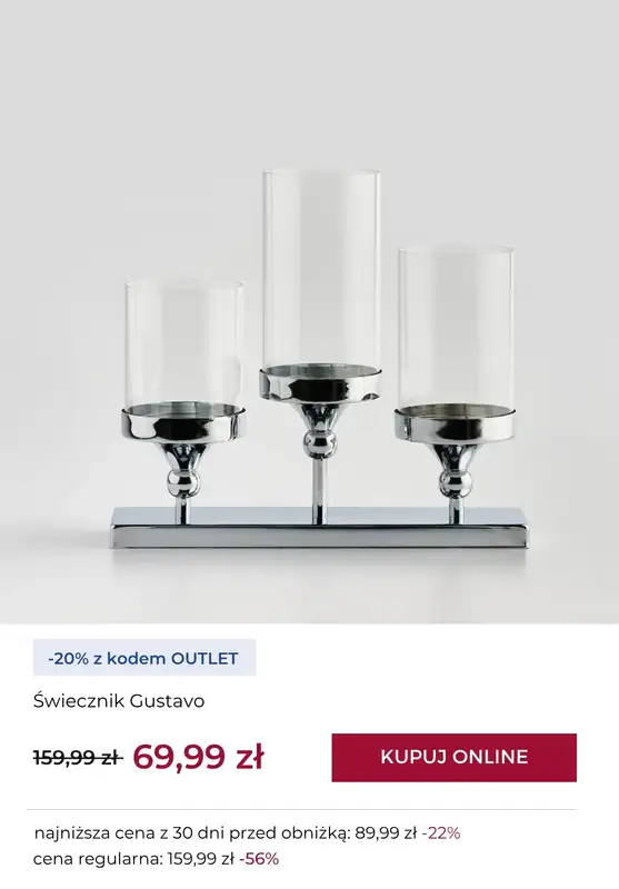 home&you - gazetka promocyjna -20% na wybrane produkty OUTLET od środy 05.11 do czwartku 13.11 - strona 8