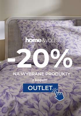 home&you - gazetka promocyjna -20% na wybrane produkty OUTLET od środy 05.11 do czwartku 13.11