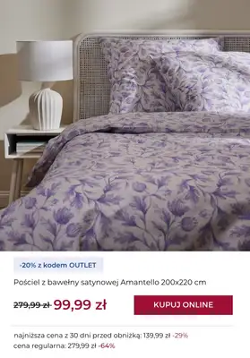 home&you - gazetka promocyjna -20% na wybrane produkty OUTLET od środy 05.11 do czwartku 13.11 - strona 2