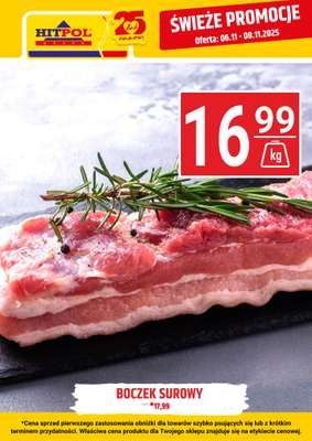 Hitpol - gazetka promocyjna Świeże promocje! od czwartku 06.11 do soboty 08.11