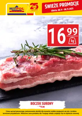 Hitpol - gazetka promocyjna Świeże promocje! od czwartku 06.11 do soboty 08.11
