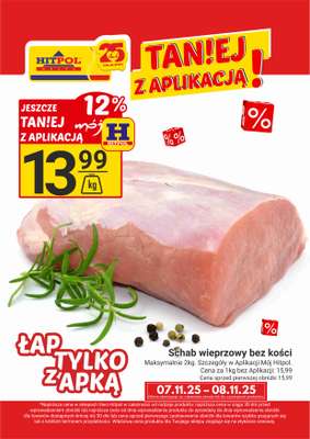 Hitpol - gazetka promocyjna Taniej z Aplikacją! od piątku 07.11 do soboty 08.11