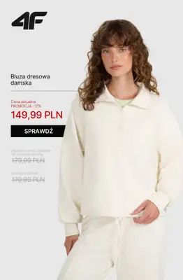 4F - gazetka promocyjna Bluzy i spodnie dresowe dla niej – super oferty! od środy 05.11  - strona 8