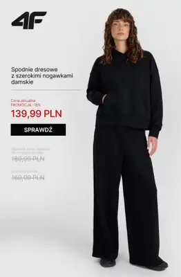 4F - gazetka promocyjna Bluzy i spodnie dresowe dla niej – super oferty! od środy 05.11  - strona 5