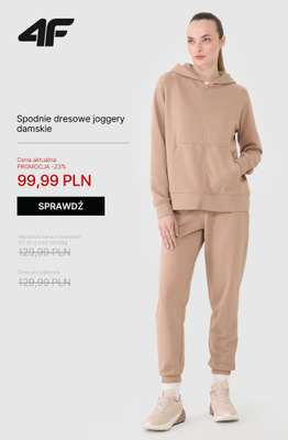 4F - gazetka promocyjna Bluzy i spodnie dresowe dla niej – super oferty! od środy 05.11  - strona 3
