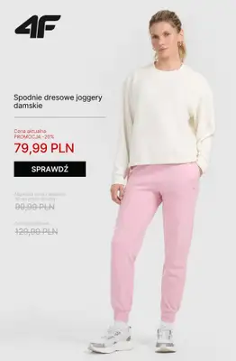 4F - gazetka promocyjna Bluzy i spodnie dresowe dla niej – super oferty! od środy 05.11  - strona 7