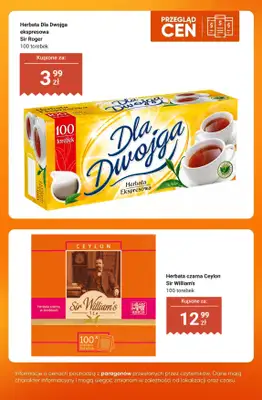 Dino - gazetka promocyjna Herbaty - przegląd cen od czwartku 06.11 do środy 12.11 - strona 8