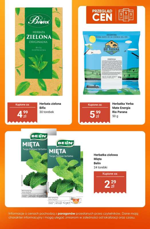 Dino - gazetka promocyjna Herbaty - przegląd cen od czwartku 06.11 do środy 12.11 - strona 12