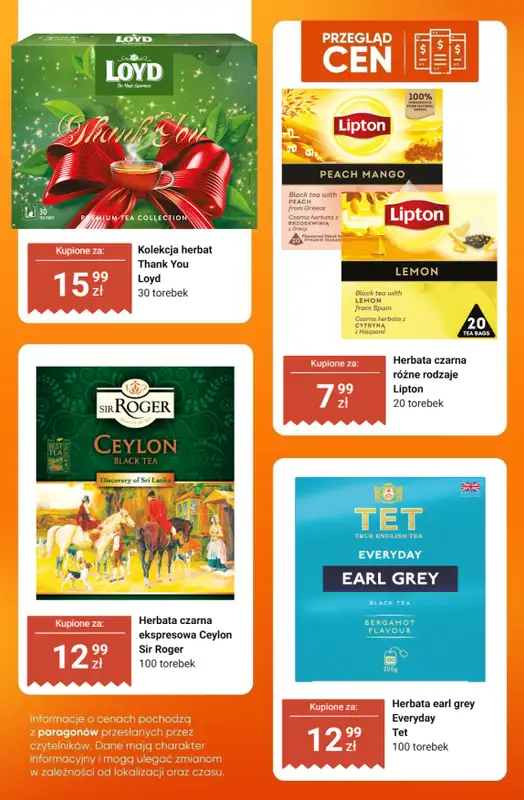 Dino - gazetka promocyjna Herbaty - przegląd cen od czwartku 06.11 do środy 12.11 - strona 3