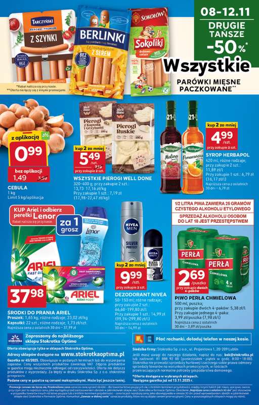 Stokrotka - gazetka promocyjna Gazetka Optima od czwartku 06.11 do środy 12.11 - strona 16