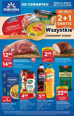 Stokrotka - gazetka promocyjna Gazetka Optima od czwartku 06.11 do środy 12.11
