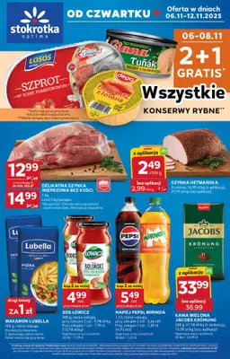 Stokrotka - gazetka promocyjna Gazetka Optima od czwartku 06.11 do środy 12.11