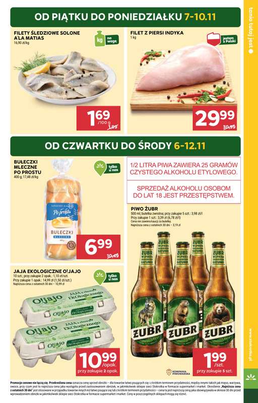 Stokrotka - gazetka promocyjna Gazetka Supermarket od czwartku 06.11 do środy 12.11 - strona 3