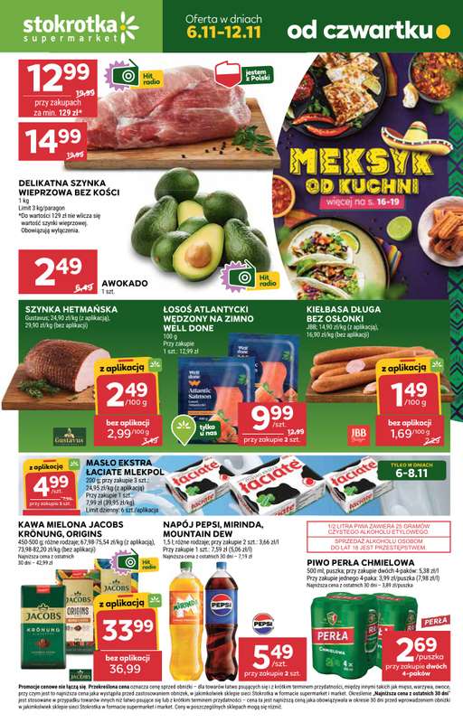 Stokrotka - gazetka promocyjna Gazetka Supermarket od czwartku 06.11 do środy 12.11