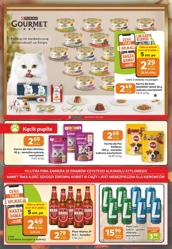 Społem Częstochowa - gazetka promocyjna Gazetka od czwartku 13.11 do wtorku 25.11 - strona 10