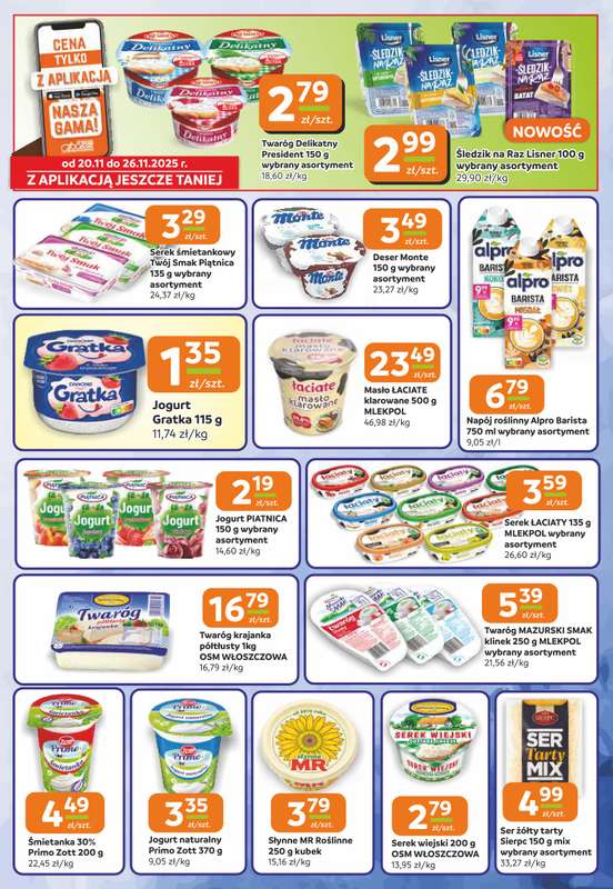 Społem Częstochowa - gazetka promocyjna Gazetka od czwartku 13.11 do wtorku 25.11 - strona 6