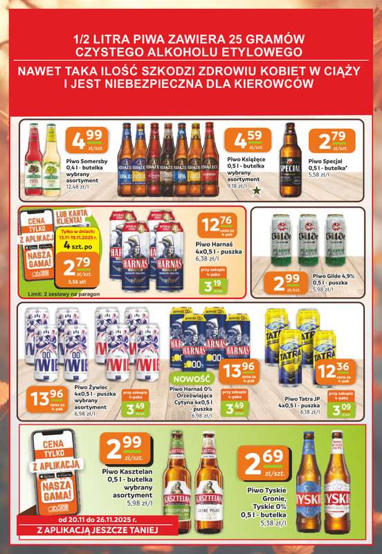 Społem Częstochowa - gazetka promocyjna Gazetka od czwartku 13.11 do wtorku 25.11 - strona 11