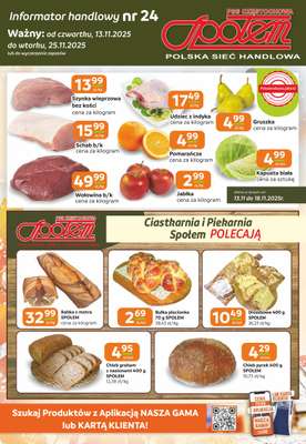 Społem Częstochowa - gazetka promocyjna Gazetka od czwartku 13.11 do wtorku 25.11