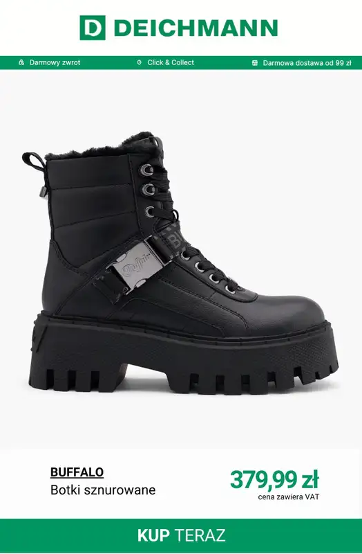 Deichmann - gazetka promocyjna Buty damskie Buffalo od środy 05.11  - strona 14