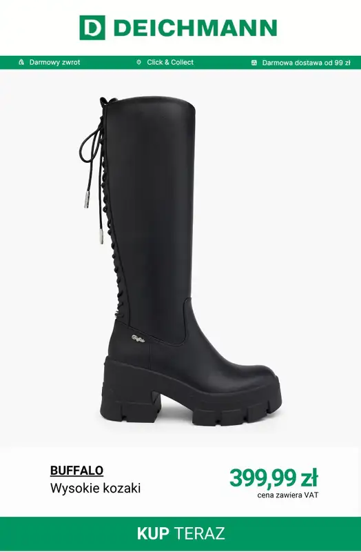 Deichmann - gazetka promocyjna Buty damskie Buffalo od środy 05.11  - strona 6