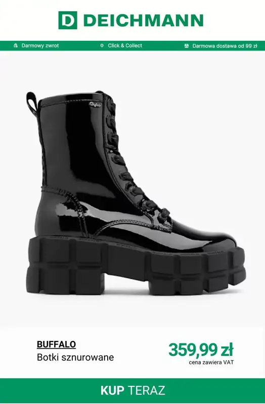 Deichmann - gazetka promocyjna Buty damskie Buffalo od środy 05.11  - strona 13