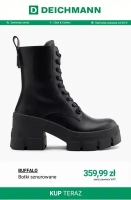 Deichmann - gazetka promocyjna Buty damskie Buffalo od środy 05.11  - strona 11