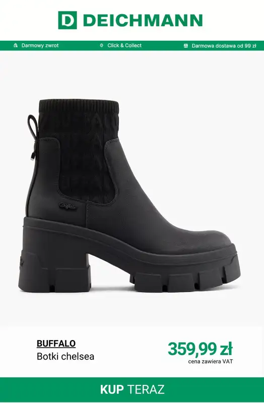 Deichmann - gazetka promocyjna Buty damskie Buffalo od środy 05.11  - strona 3