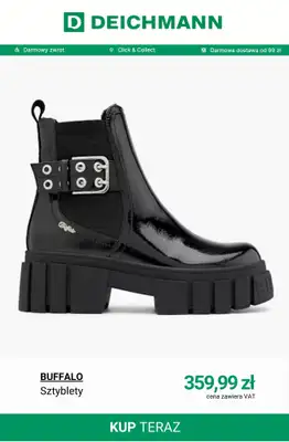 Deichmann - gazetka promocyjna Buty damskie Buffalo od środy 05.11  - strona 12