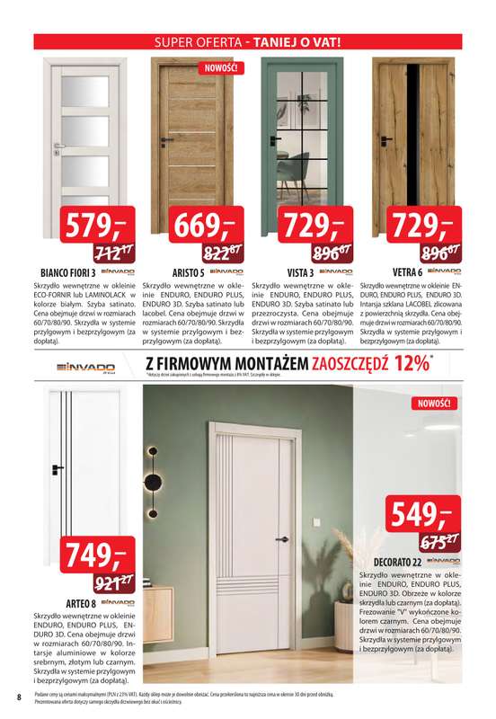 Dobre Dla Domu - gazetka promocyjna Gazetka od środy 05.11 do środy 31.12 - strona 8