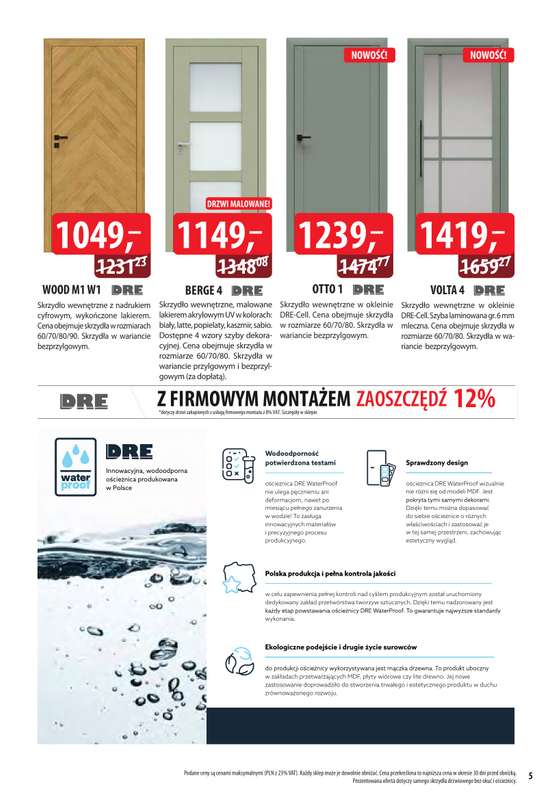 Dobre Dla Domu - gazetka promocyjna Gazetka od środy 05.11 do środy 31.12 - strona 5
