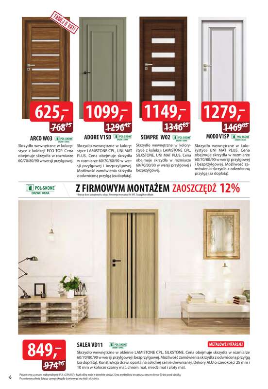 Dobre Dla Domu - gazetka promocyjna Gazetka od środy 05.11 do środy 31.12 - strona 6