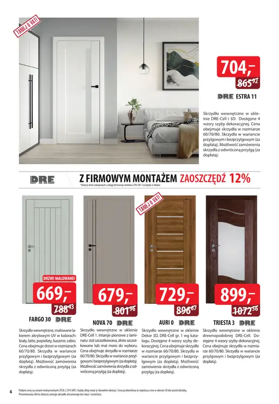 Dobre Dla Domu - gazetka promocyjna Gazetka od środy 05.11 do środy 31.12 - strona 4