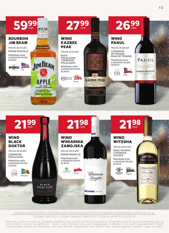 Stokrotka - gazetka promocyjna W dobrym smaku od czwartku 06.11 do środy 03.12 - strona 10