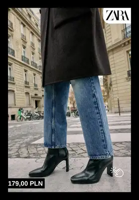 Zara - gazetka promocyjna Modne botki damskie od środy 05.11  - strona 2