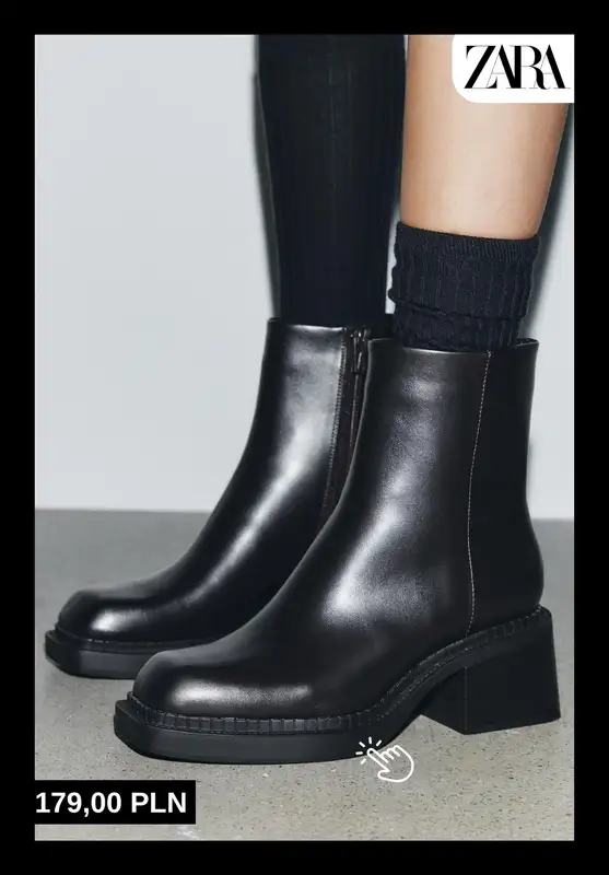 Zara - gazetka promocyjna Modne botki damskie od środy 05.11  - strona 3