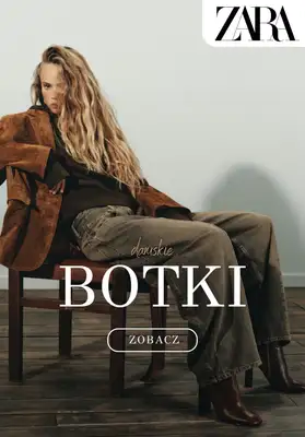 Zara - gazetka promocyjna Modne botki damskie od środy 05.11 