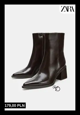 Zara - gazetka promocyjna Modne botki damskie od środy 05.11  - strona 4