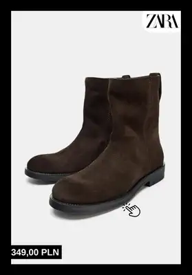 Zara - gazetka promocyjna Modne botki damskie od środy 05.11  - strona 11