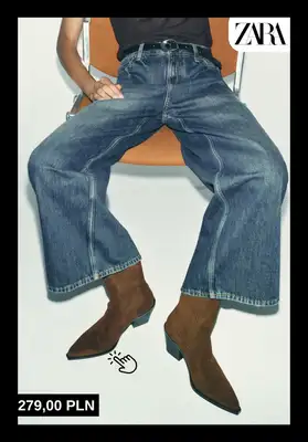 Zara - gazetka promocyjna Modne botki damskie od środy 05.11  - strona 9