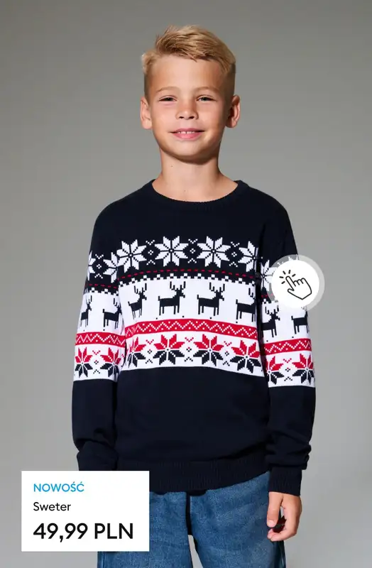 Sinsay - gazetka promocyjna Kolekcja świąteczna dla dzieci! od środy 05.11 do wtorku 11.11 - strona 23