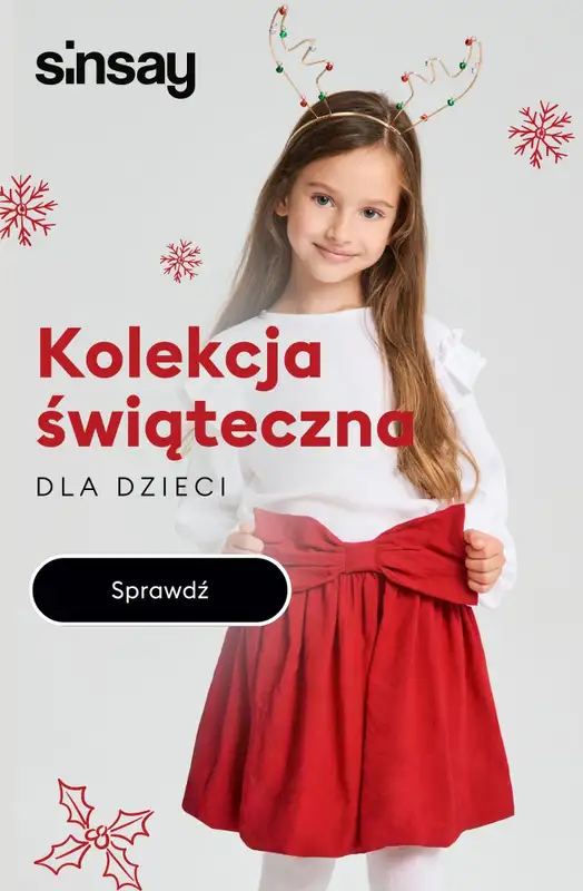 Sinsay - gazetka promocyjna Kolekcja świąteczna dla dzieci!  