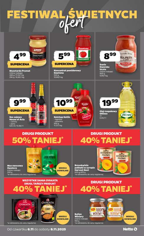 Netto - gazetka promocyjna Festiwal świetnych ofert w Netto! od czwartku 06.11 do soboty 08.11 - strona 2