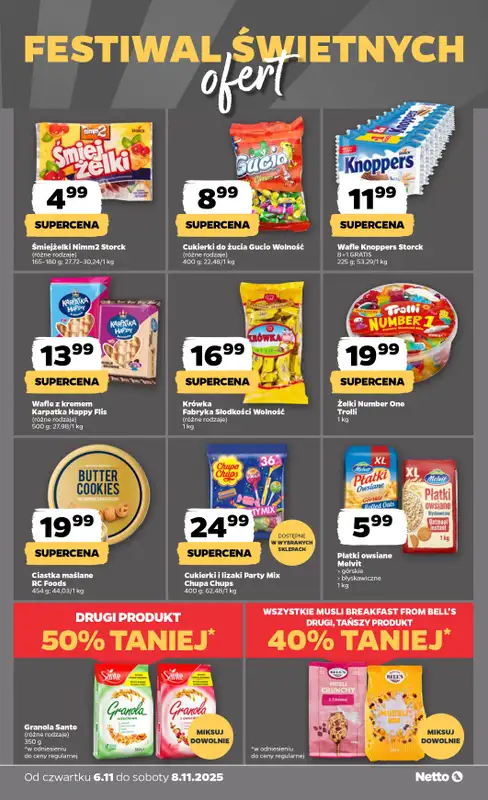 Netto - gazetka promocyjna Festiwal świetnych ofert w Netto! od czwartku 06.11 do soboty 08.11 - strona 4