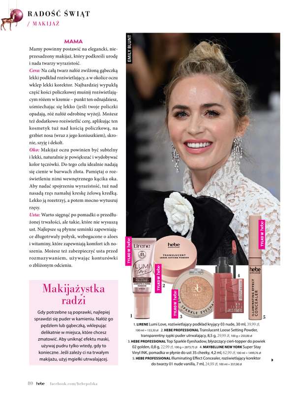 Hebe - gazetka promocyjna Magazyn od środy 05.11 do środy 31.12 - strona 80