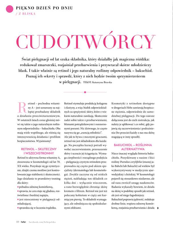 Hebe - gazetka promocyjna Magazyn od soboty 01.11 do środy 31.12 - strona 40