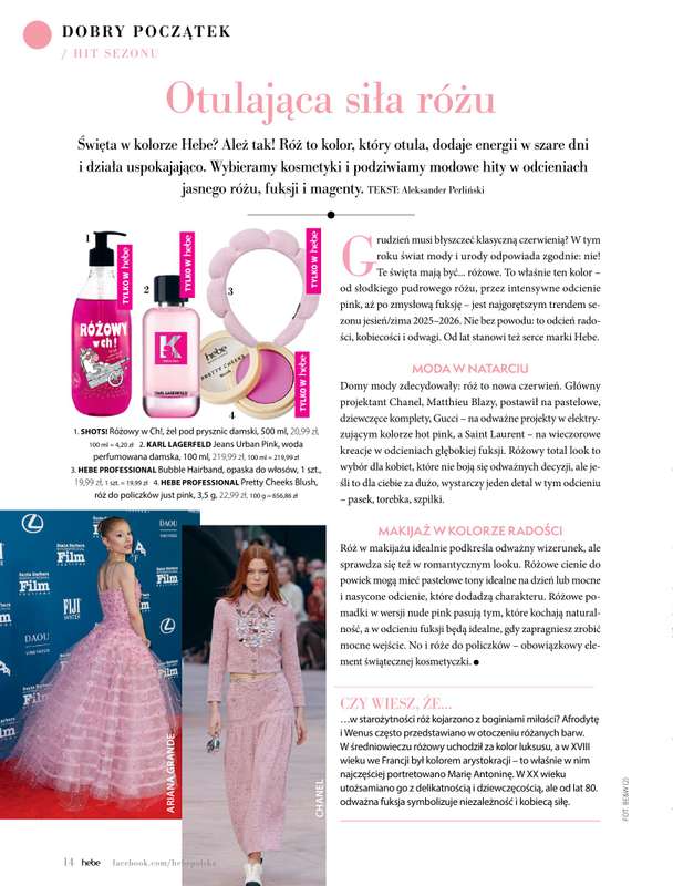 Hebe - gazetka promocyjna Magazyn od środy 05.11 do środy 31.12 - strona 14