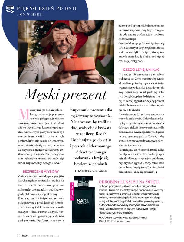 Hebe - gazetka promocyjna Magazyn od środy 05.11 do środy 31.12 - strona 56
