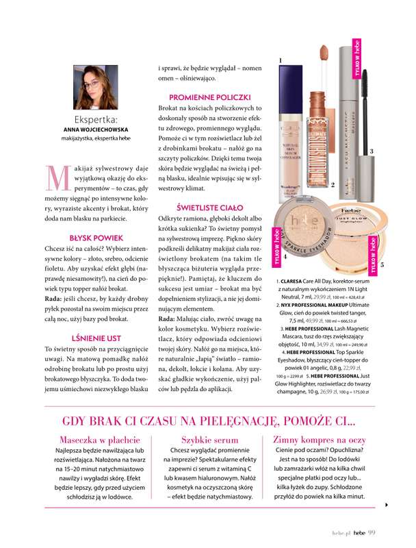 Hebe - gazetka promocyjna Magazyn od środy 05.11 do środy 31.12 - strona 99