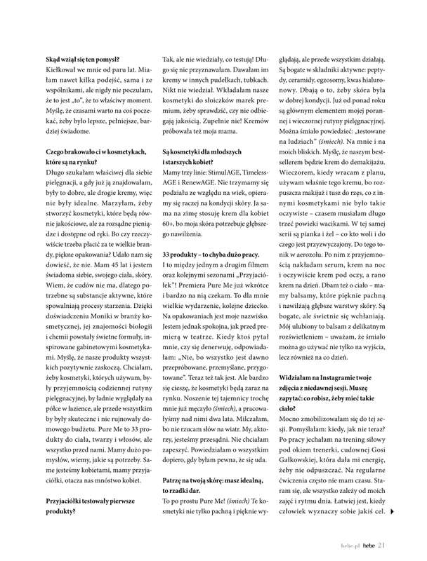 Hebe - gazetka promocyjna Magazyn od środy 05.11 do środy 31.12 - strona 21