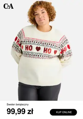 C&A - gazetka promocyjna Swetry świąteczne od 99,99 zł od środy 05.11 do czwartku 13.11 - strona 7
